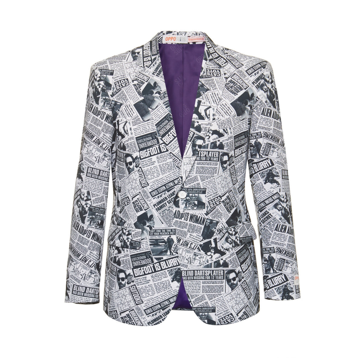 Op deze afbeelding zie je een Kostuums, van het merk Opposuits. Voorpagina Nieuws Man Kostuum