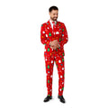 Xmas Winter Warm Rood Man Kostuum