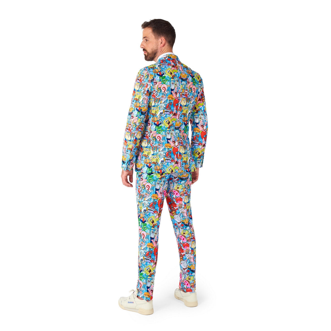 Op deze afbeelding zie je een Kostuums, van het merk Opposuits. Spongebob Whole Family Man Kostuum