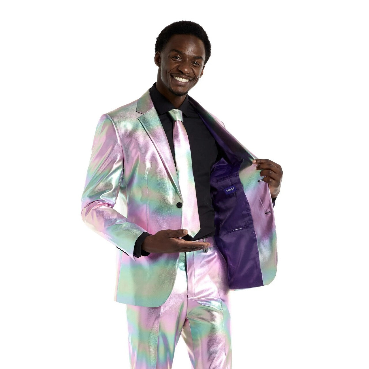 Op deze afbeelding zie je een Kostuums, van het merk Opposuits. Proper Pearly Mermaid Man Kostuum