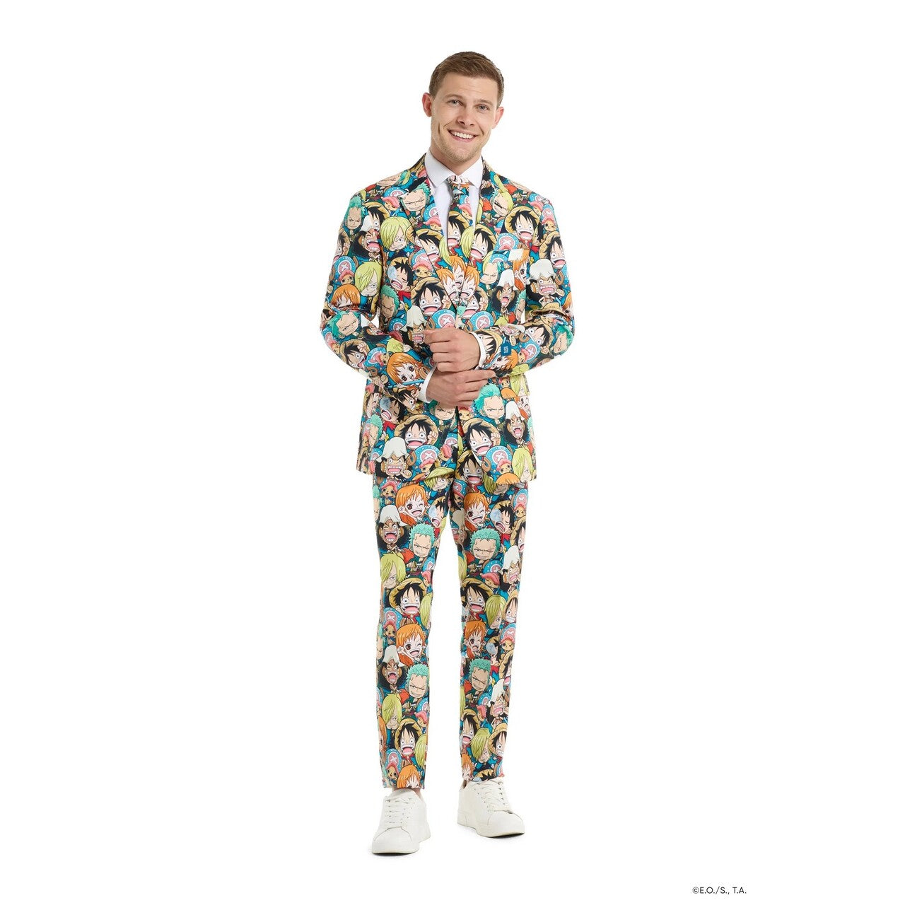 Op deze afbeelding zie je een Kostuums, van het merk Opposuits. One Piece Anime Man Kostuum