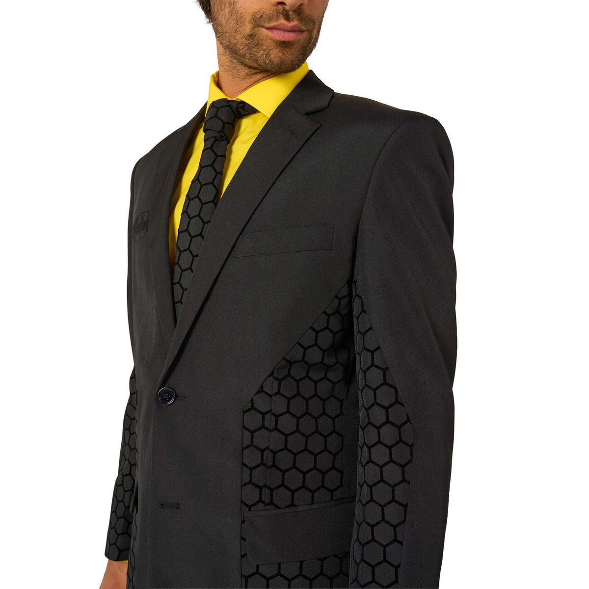 Op deze afbeelding zie je een Kostuums, van het merk Opposuits. The Batman Kostuum