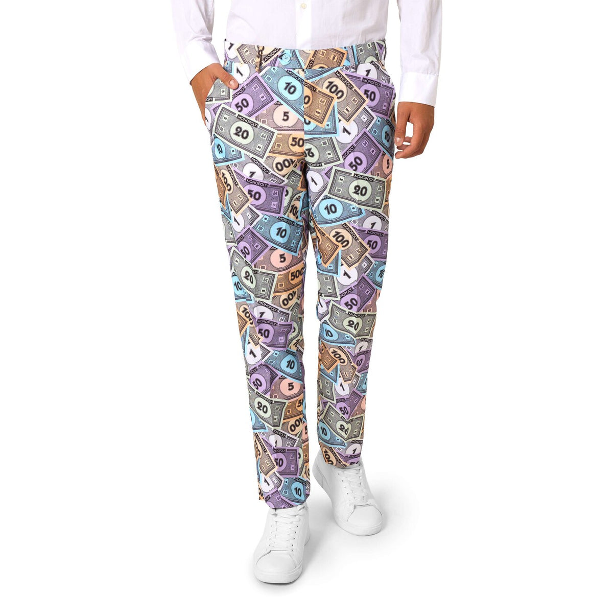 Op deze afbeelding zie je een Kostuums, van het merk Opposuits. Monopoly™ Man Kostuum