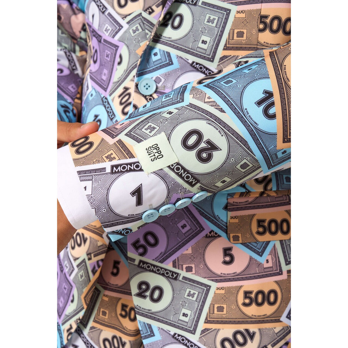 Op deze afbeelding zie je een Kostuums, van het merk Opposuits. Monopoly™ Man Kostuum
