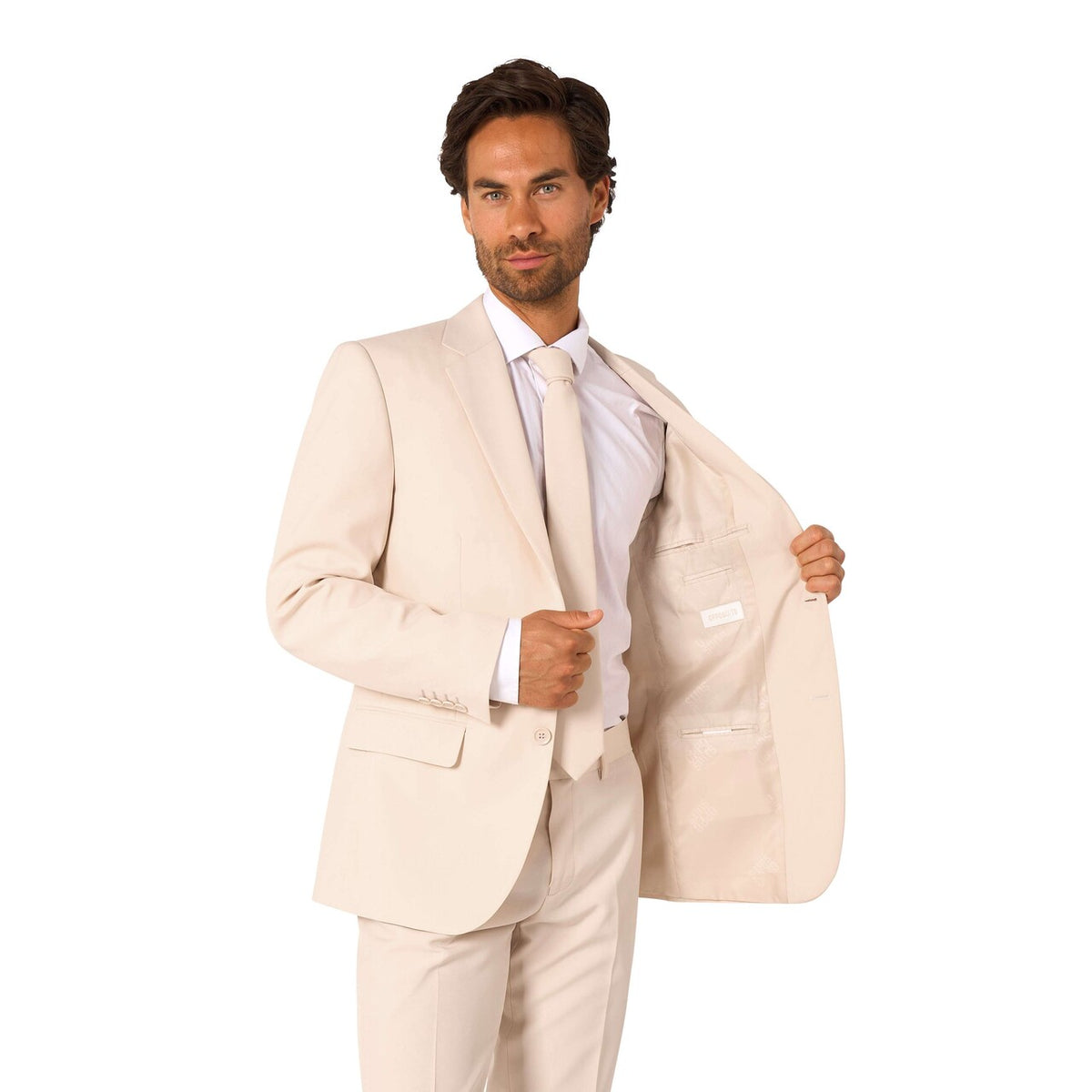 Op deze afbeelding zie je een Kostuums, van het merk Opposuits. Dandy Sandy Man