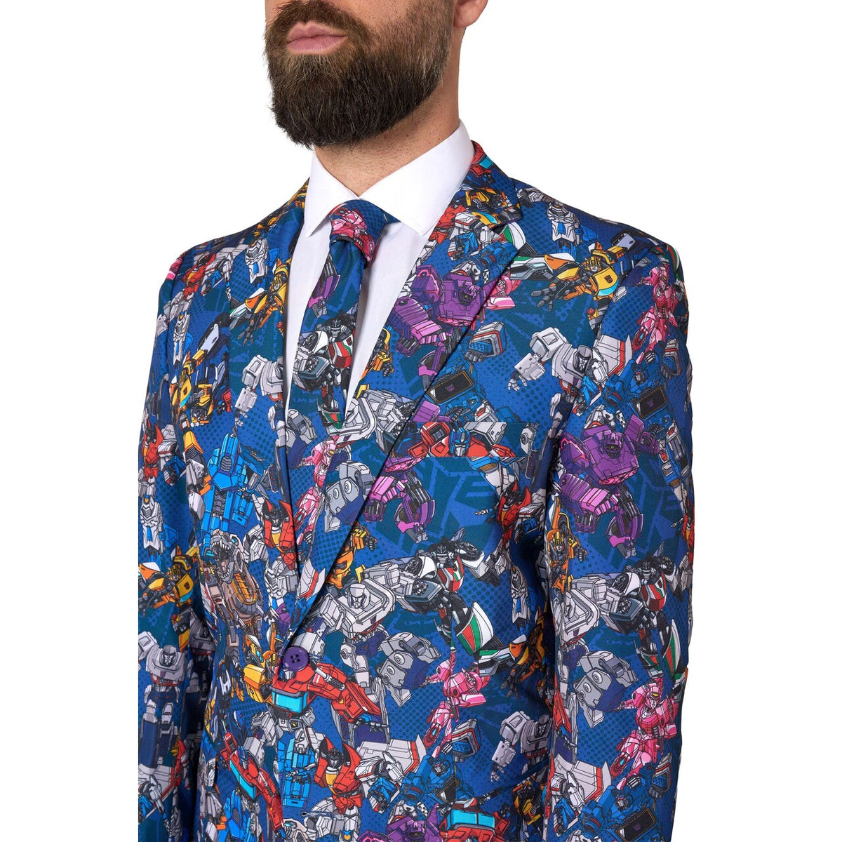Op deze afbeelding zie je een Kostuums, van het merk Opposuits. Transformers™ Man Kostuum