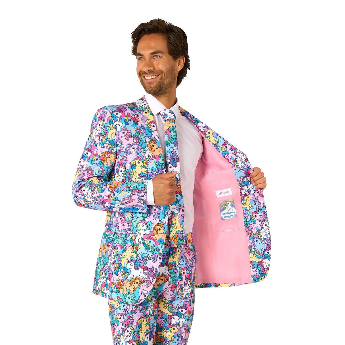 Op deze afbeelding zie je een Kostuums, van het merk Opposuits. My Little Pony™ Man Kostuum