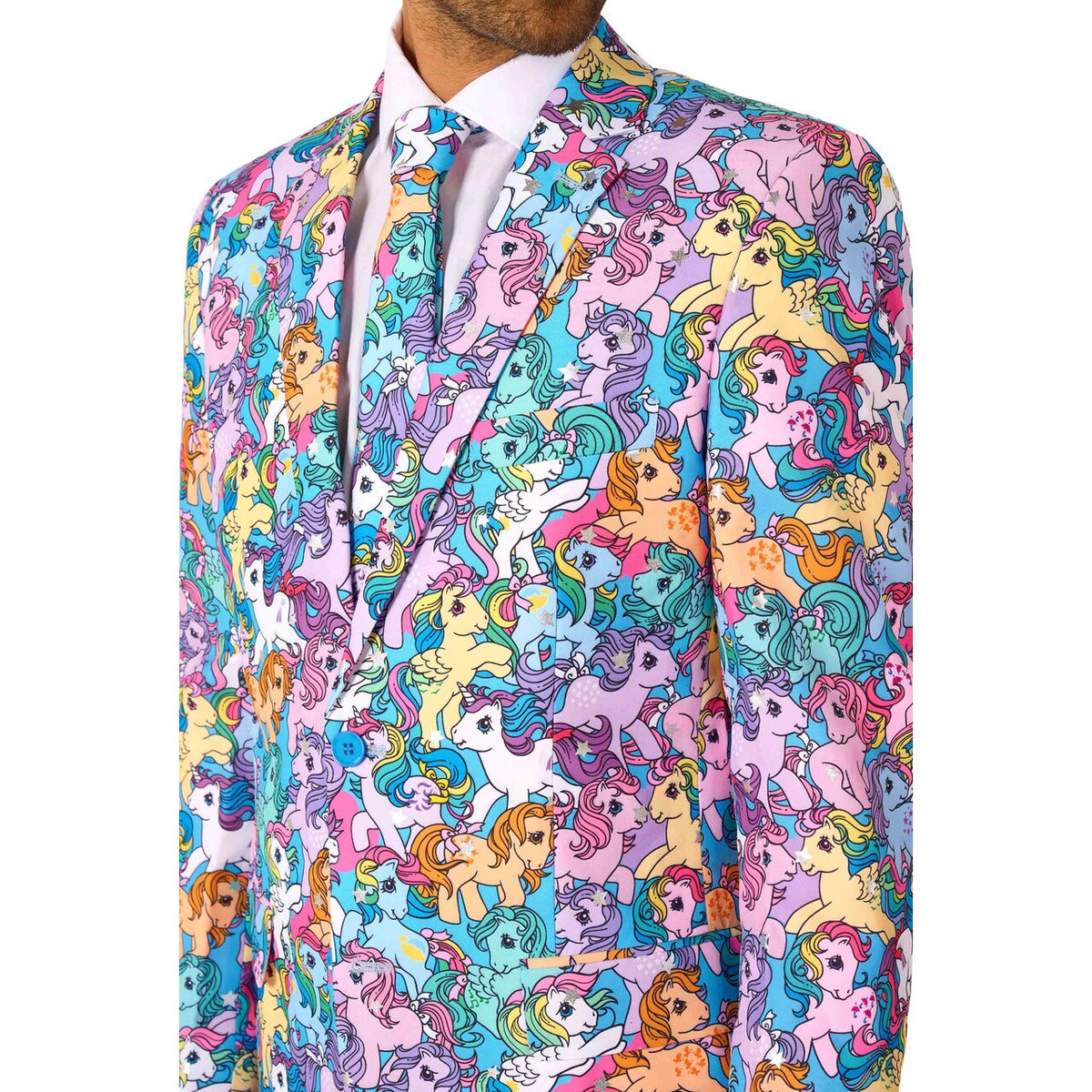 Op deze afbeelding zie je een Kostuums, van het merk Opposuits. My Little Pony™ Man Kostuum