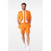 Op deze afbeelding zie je een Kostuums, van het merk Opposuits. Summer Festival Extravagant The Orange Opposuit Kostuum Man