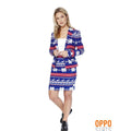 Sneeuwvlokje Miss Rudolph Opposuit Vrouw Kostuum
