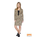 Luipaard Lady Jag Opposuit Vrouw Kostuum