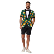 Op deze afbeelding zie je een Kostuums, van het merk Opposuits. Tropical Flower Treasure Short Opposuit Man Kostuum