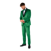 Op deze afbeelding zie je een Kostuums, van het merk Opposuits. Velvet Verdant Man Kostuum