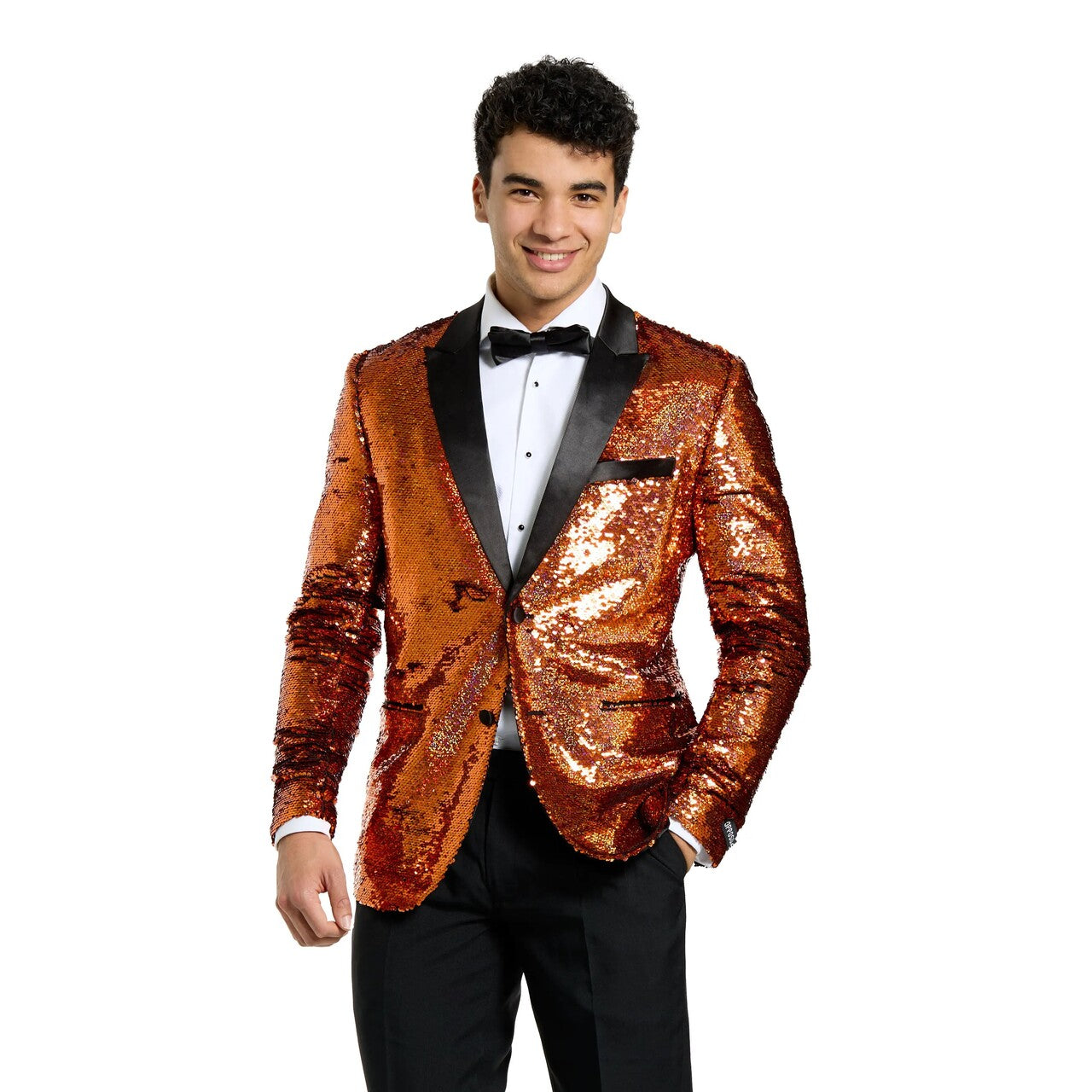 Op deze afbeelding zie je een Kostuums, van het merk Opposuits. Splendid Sequins Glits And Glam Man Kostuum