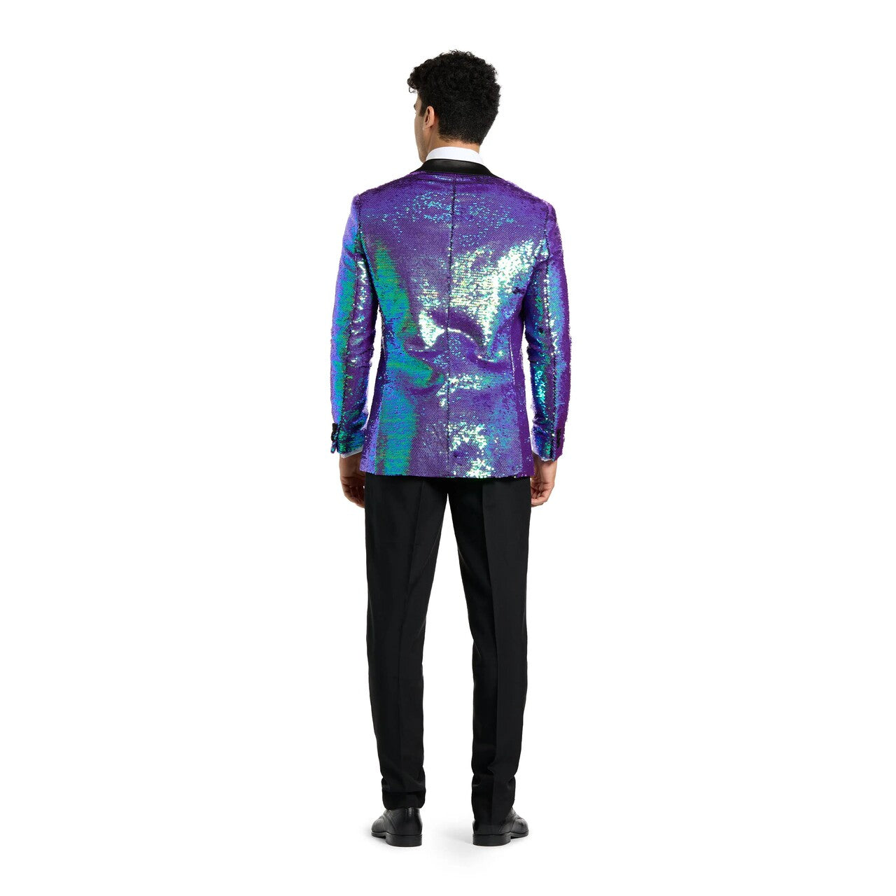 Op deze afbeelding zie je een Kostuums, van het merk Opposuits. Sapphire Sequins Mermaid Man Kostuum