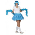 Jupon Turquoise Fleurie Karina Costume