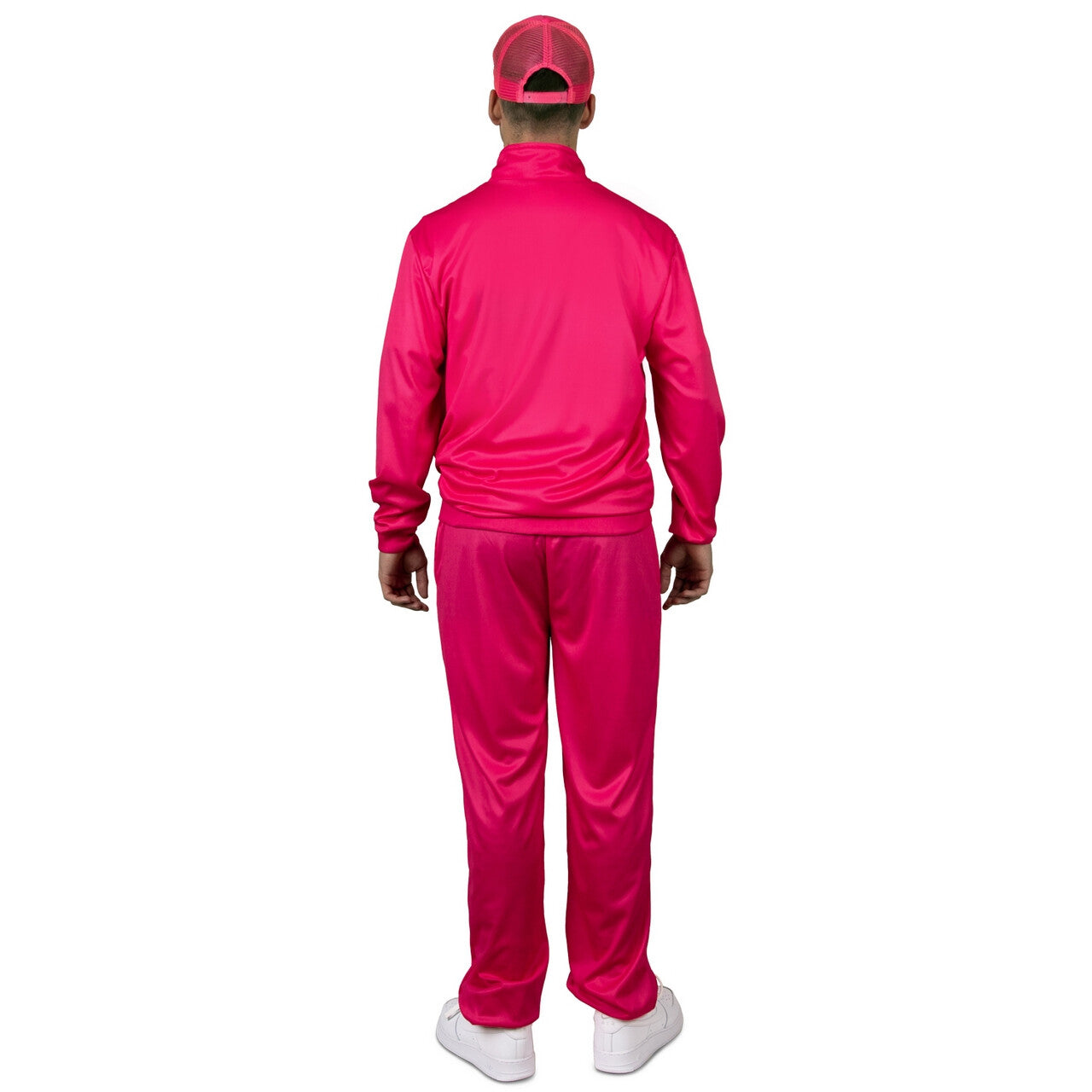 Op deze afbeelding zie je een Kostuums, van het merk PartyXplosion. Binkie Pinkie Team Player Suit Man Kostuum