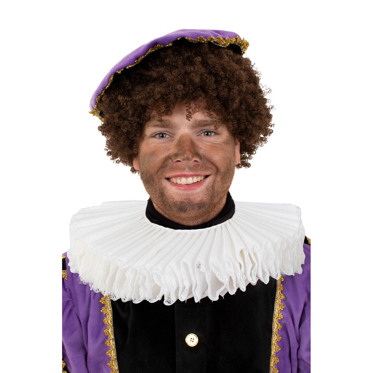 Op deze afbeelding zie je een Accessoires, van het merk PartyXplosion. Luxe Kraag Wit Volwassenen