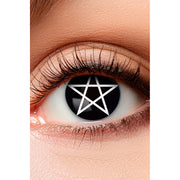 Op deze afbeelding zie je een Accessoires, van het merk PartyXplosion. Dark Witchcraft Pentagram Lenzen