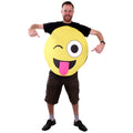 Emoticon Smiley Kostuum Uitgestoken Tong
