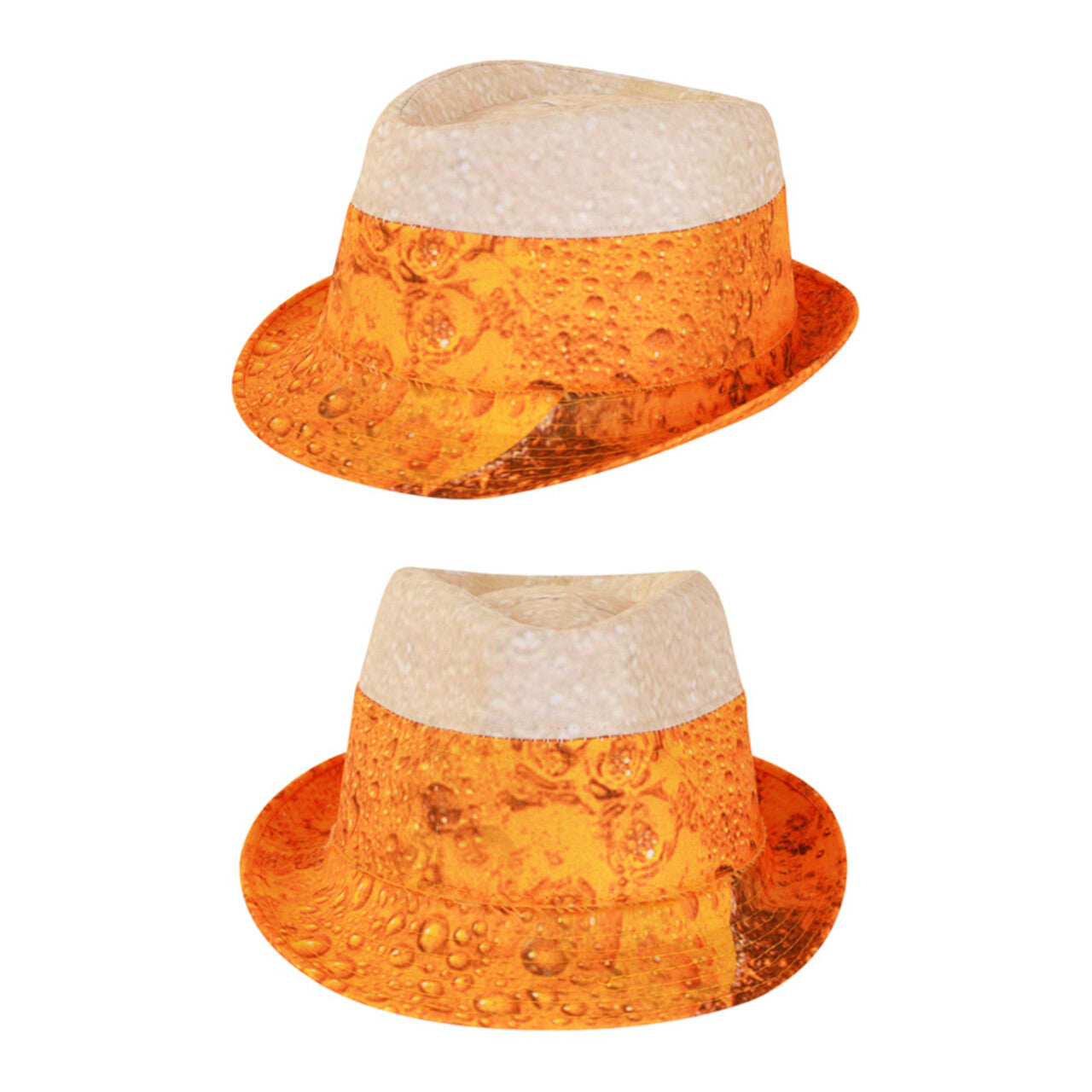 Op deze afbeelding zie je een Accessoires, van het merk PartyXplosion. Goud Gele Rakker Bier Hoedje