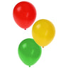 Ballons En Latex Rouge Jaune Vert 25 Cm 100 Pièces
