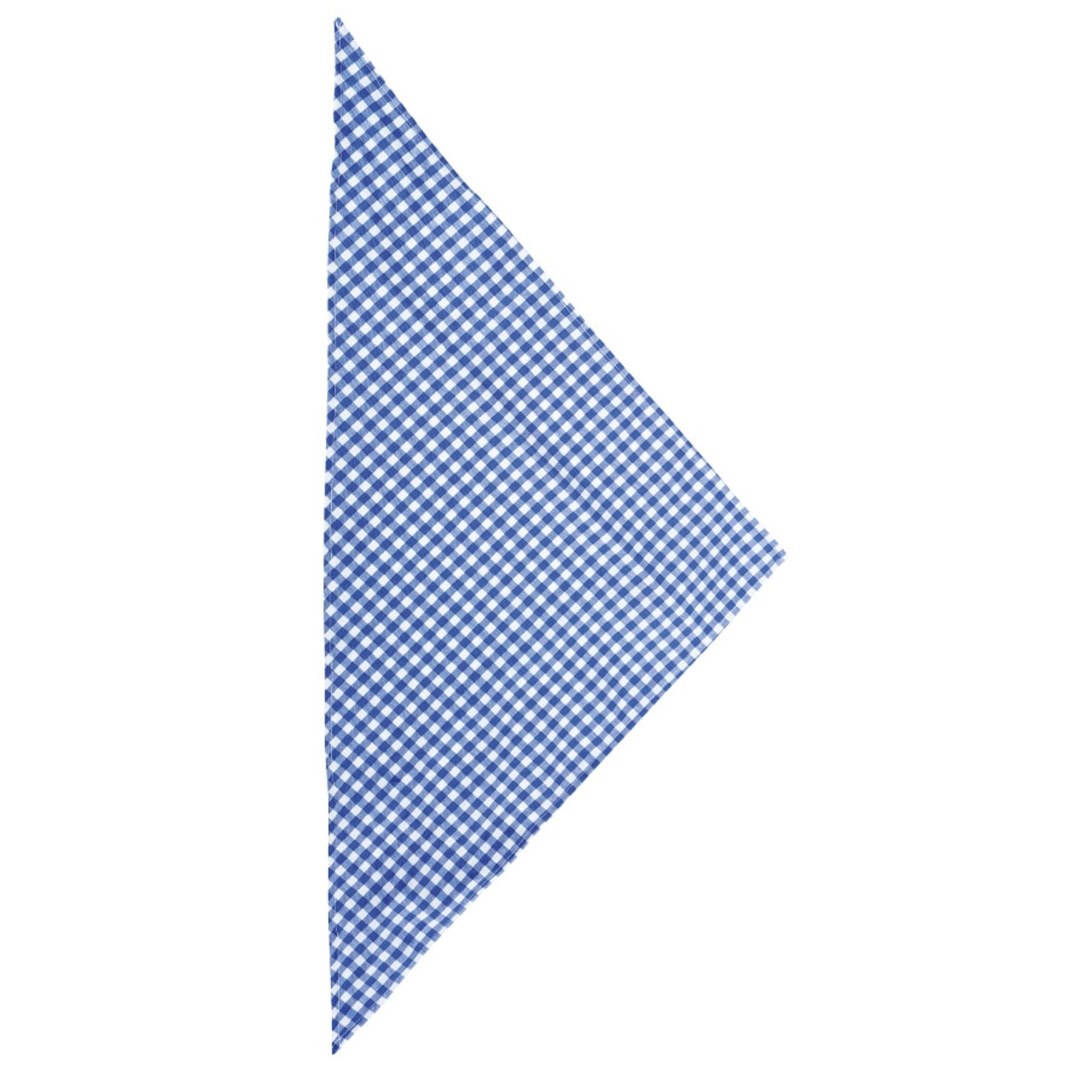 Op deze afbeelding zie je een Accessoires, van het merk PartyXplosion. Zakdoek Blauw / Wit Geblokt 62 X 44