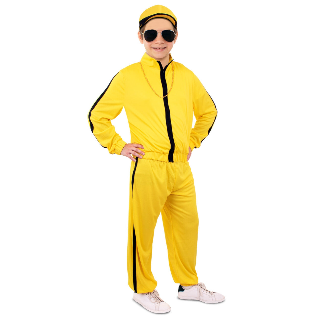 Op deze afbeelding zie je een Kostuums, van het merk PartyXplosion. Breakdance Ali G In Tha House Junior Jongen Kostuum