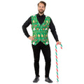 Kerst Best Vest Groen Man