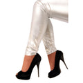 Legging Argent Métallisé