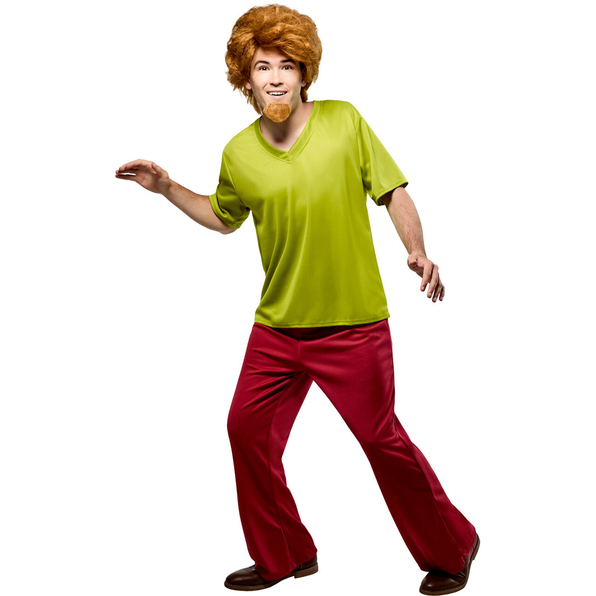 Op deze afbeelding zie je een Kostuums, van het merk Rubies. Scooby-Doo™ Shaggy Deluxe Man Kostuum