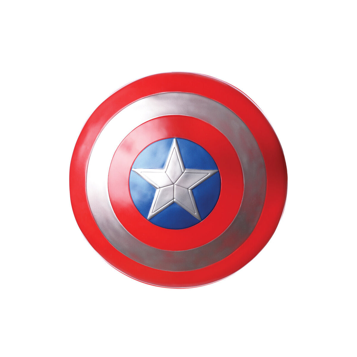 Op deze afbeelding zie je een Accessoires, van het merk Rubies. Captain America Schild Volwassenen
