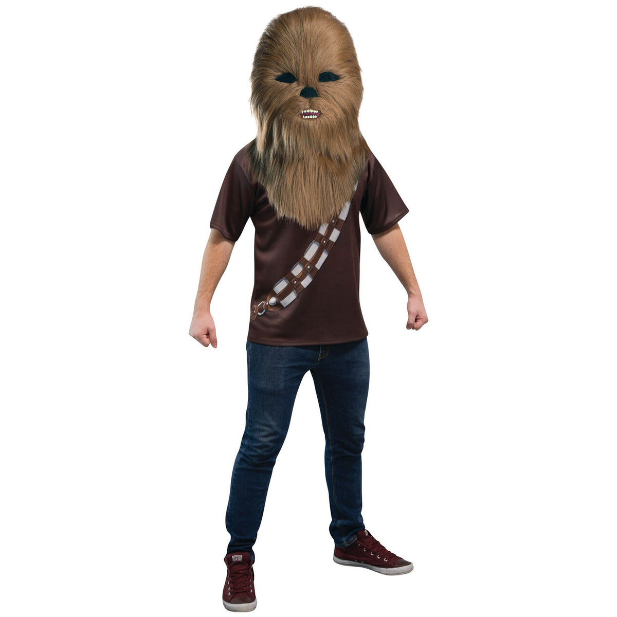 Op deze afbeelding zie je een Accessoires, van het merk Rubies. Star Wars™ Chewbacca Pluche Masker