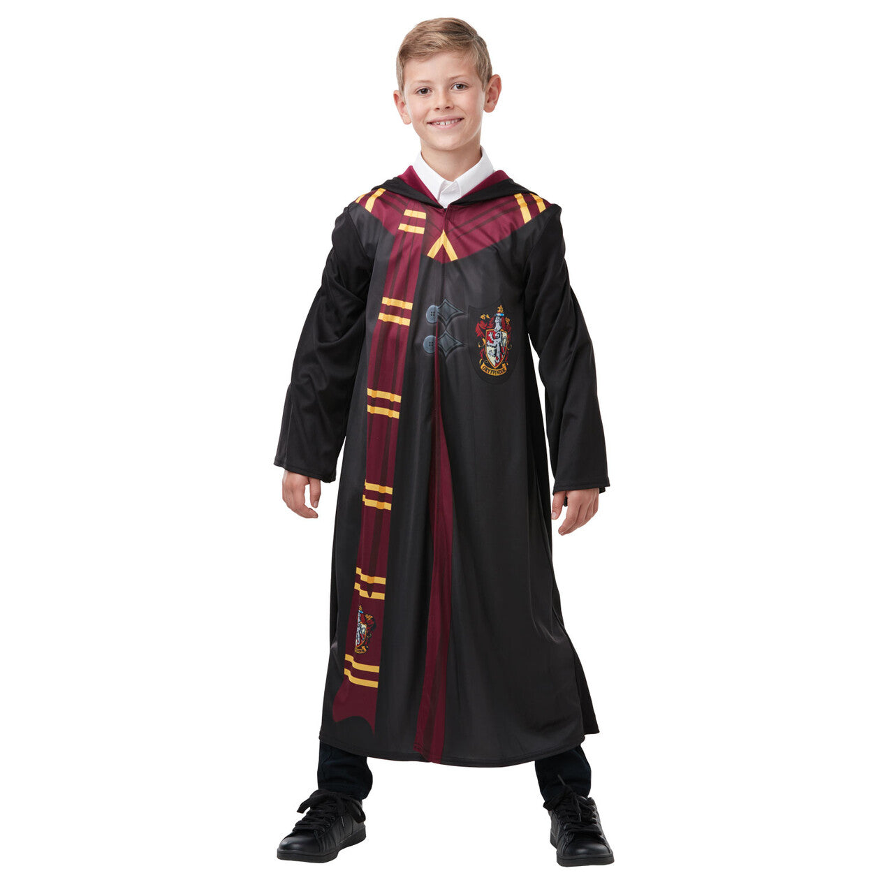 Op deze afbeelding zie je een Kostuums, van het merk Rubies. Gryffindor Mantel Kostuum Harry Potter Kind