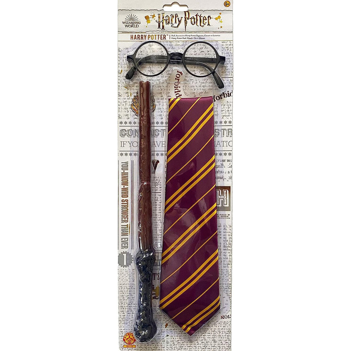 Op deze afbeelding zie je een Kostuums, van het merk Rubies. Harry Tover Potter Set 3 Delig Kostuum