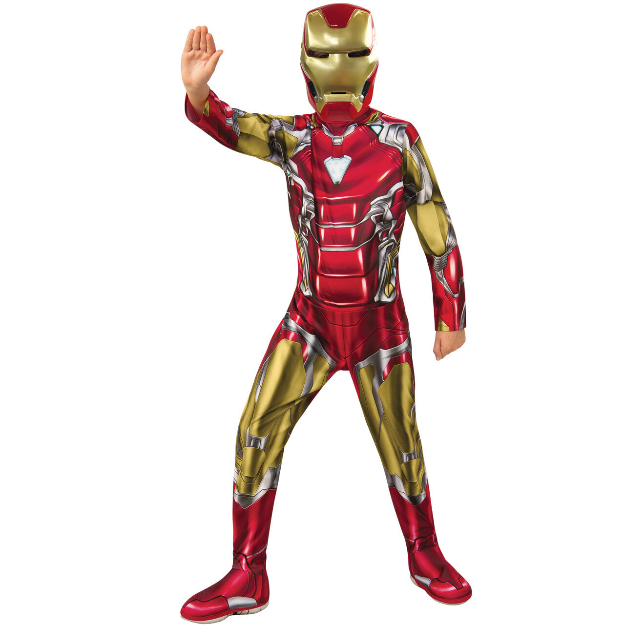 Op deze afbeelding zie je een Kostuums, van het merk Rubies. Iron Man Kostuum Kind