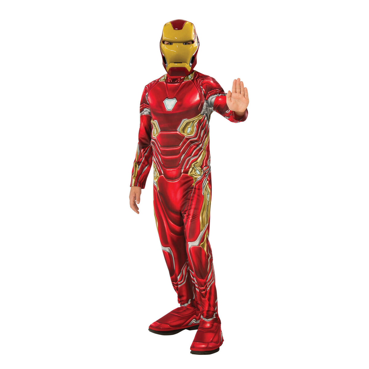 Op deze afbeelding zie je een Kostuums, van het merk Rubies. Iron Man To The Rescue Jongen Kostuum