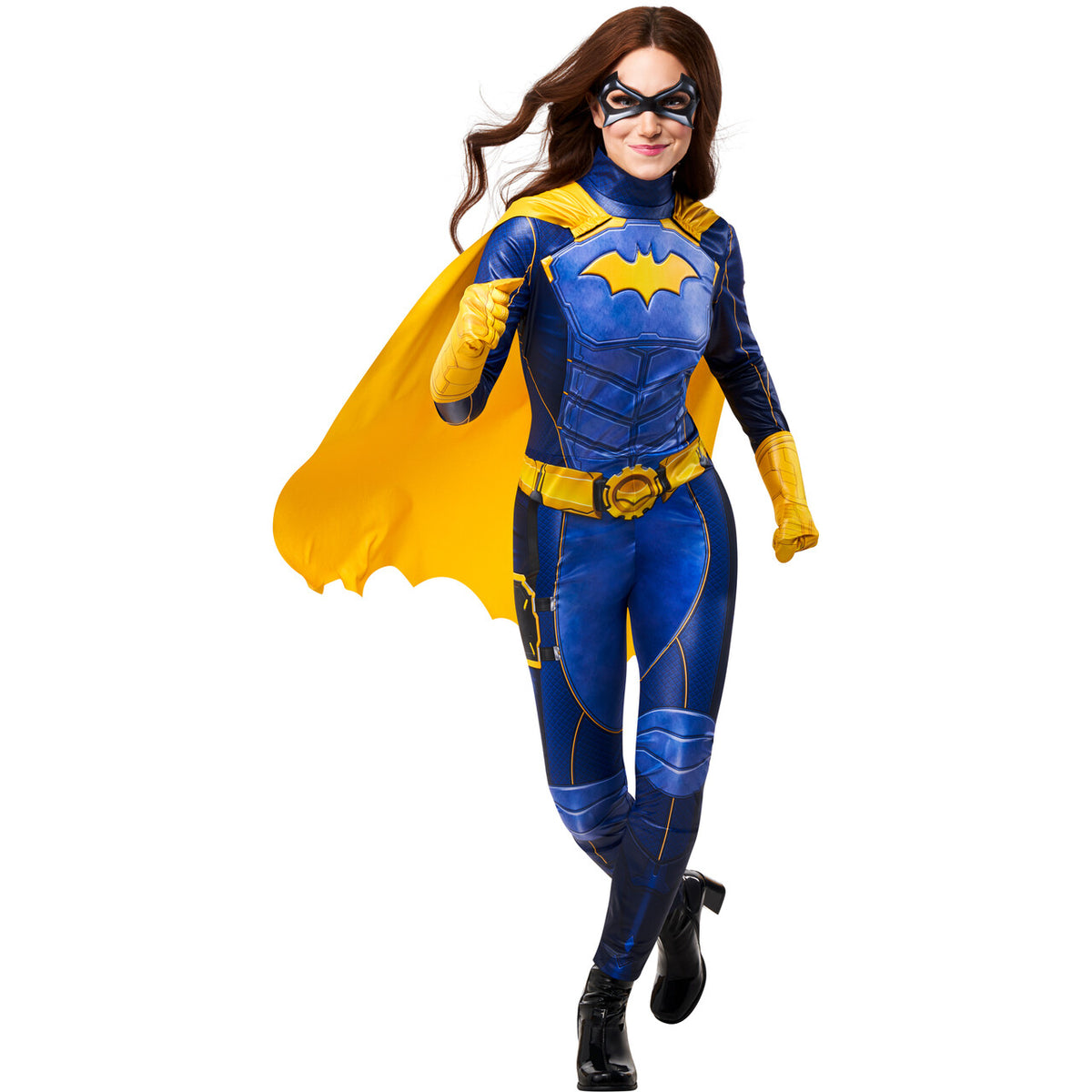 Op deze afbeelding zie je een Kostuums, van het merk Rubies. Dc Comics™ Batgirl Deluxe Vrouw Kostuum