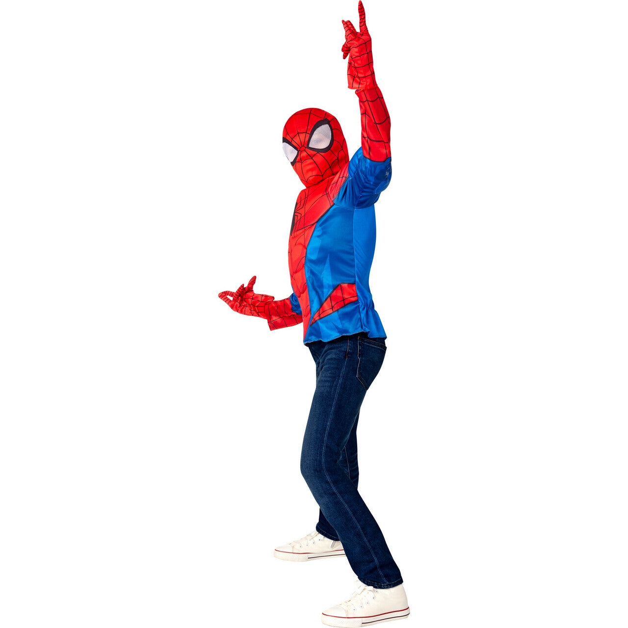 Op deze afbeelding zie je een Kostuums, van het merk Rubies. Superheld Parker Spider-Man™ Kind Kind Kostuum