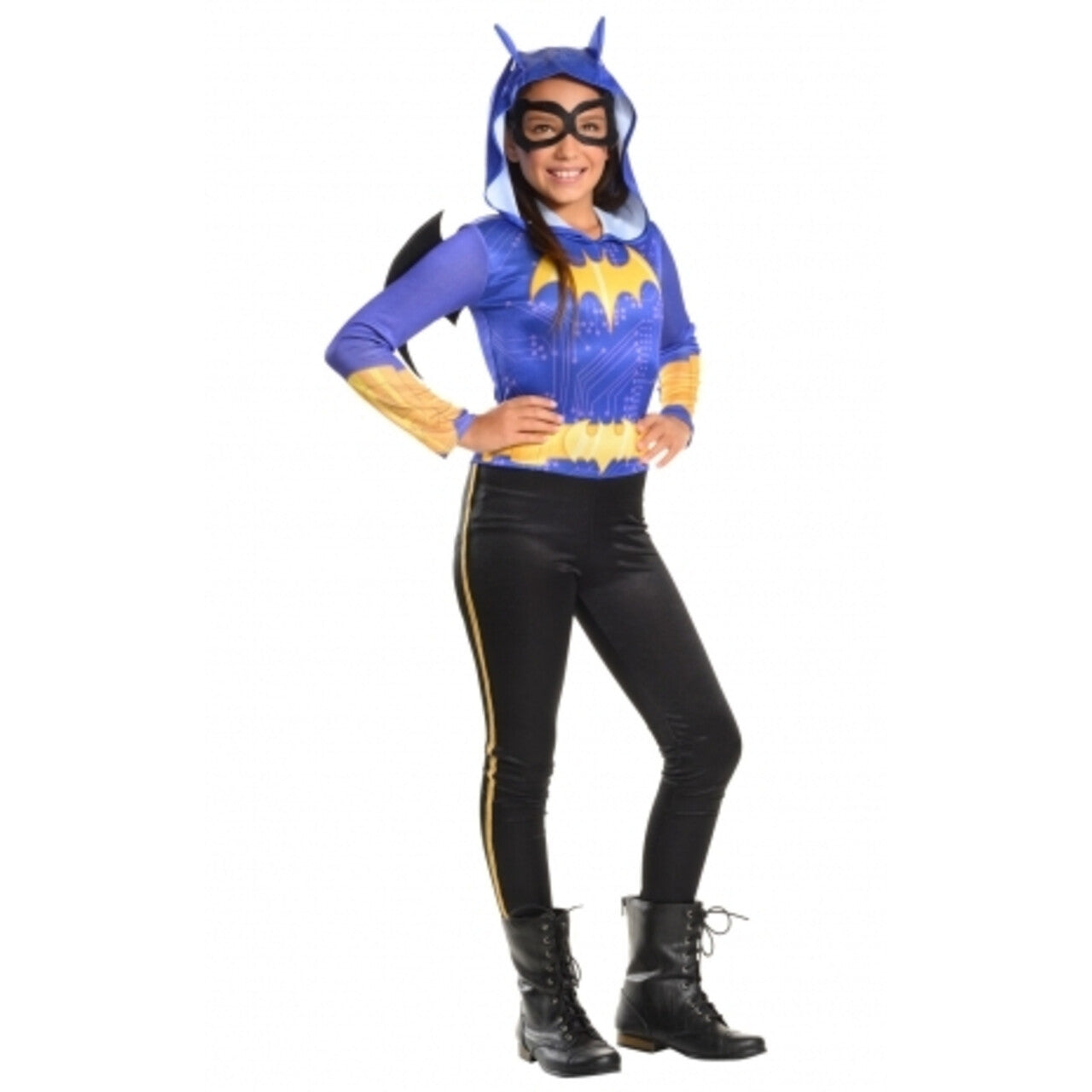 Op deze afbeelding zie je een Kostuums, van het merk Rubies. Compleet Batgirl Super Hero Girls Superheld Meisje Kostuum