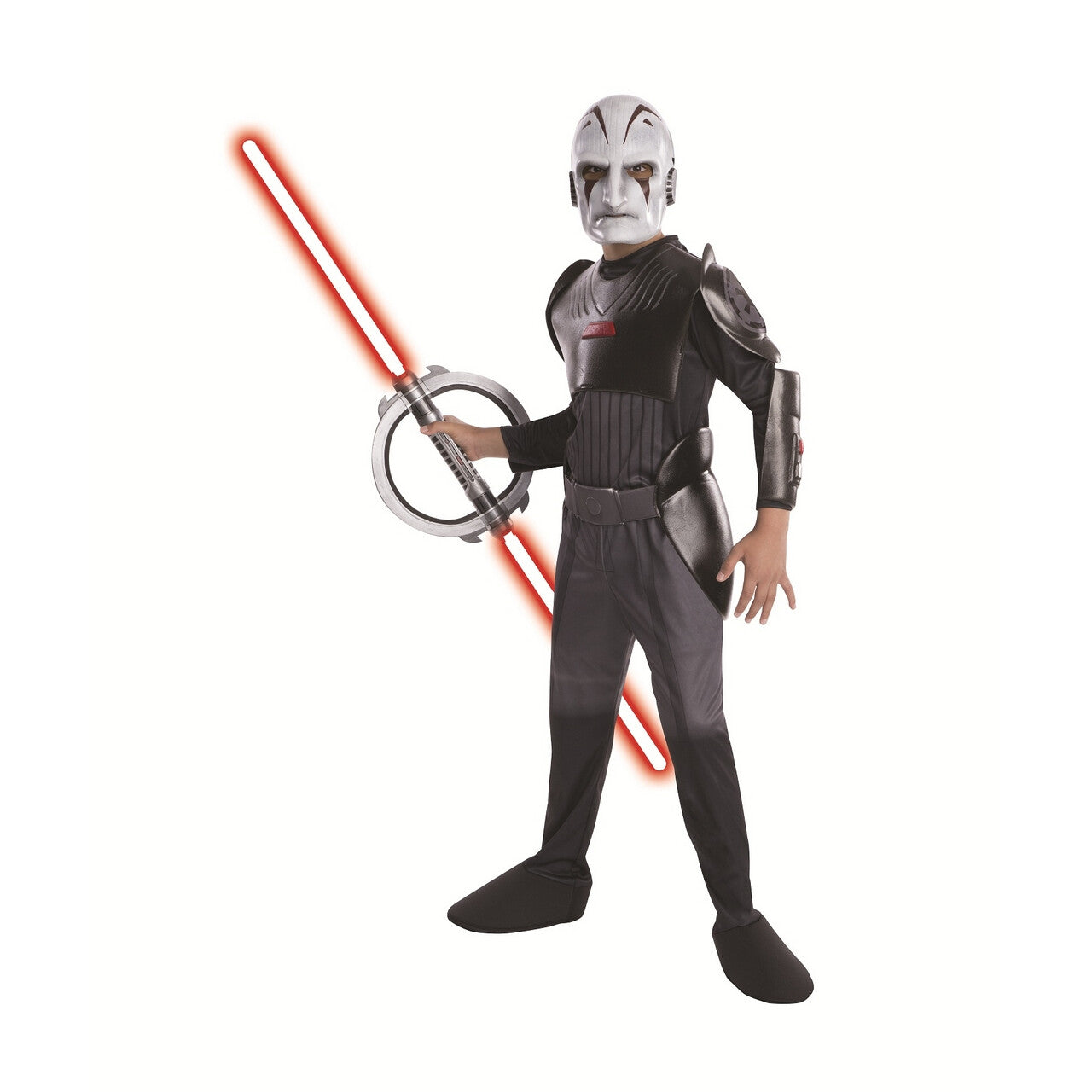 Op deze afbeelding zie je een Kostuums, van het merk Rubies. Grand Inquisitor Deluxe Star Wars Kind Kostuum