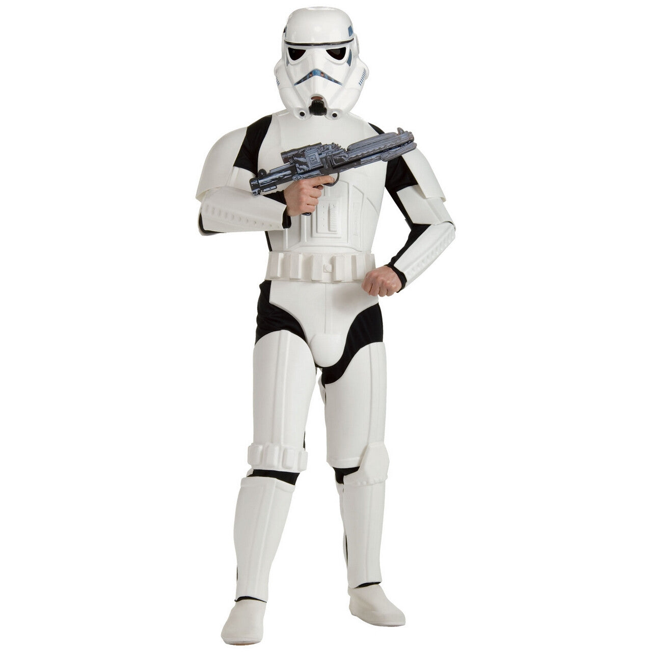 Op deze afbeelding zie je een Kostuums, van het merk Rubies. Stormtrooper Deluxe Star Wars Infanterist Man Kostuum