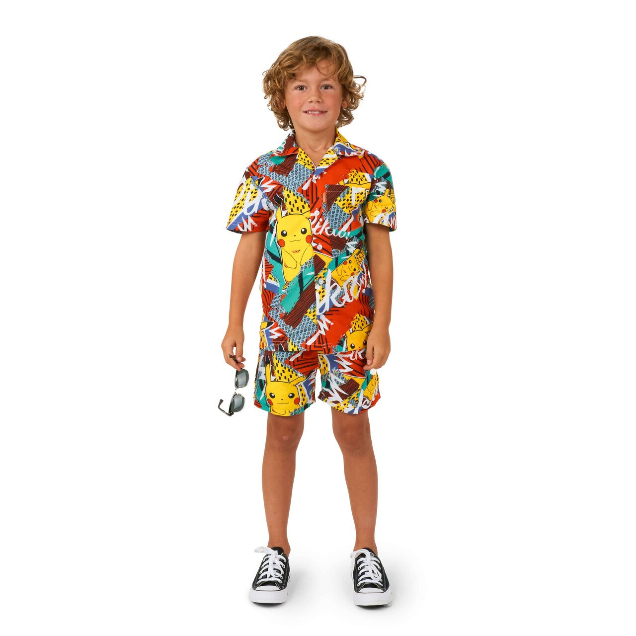Op deze afbeelding zie je een Kostuums, van het merk Opposuits. Boys Pika Pikachu™ Jongen Kostuum