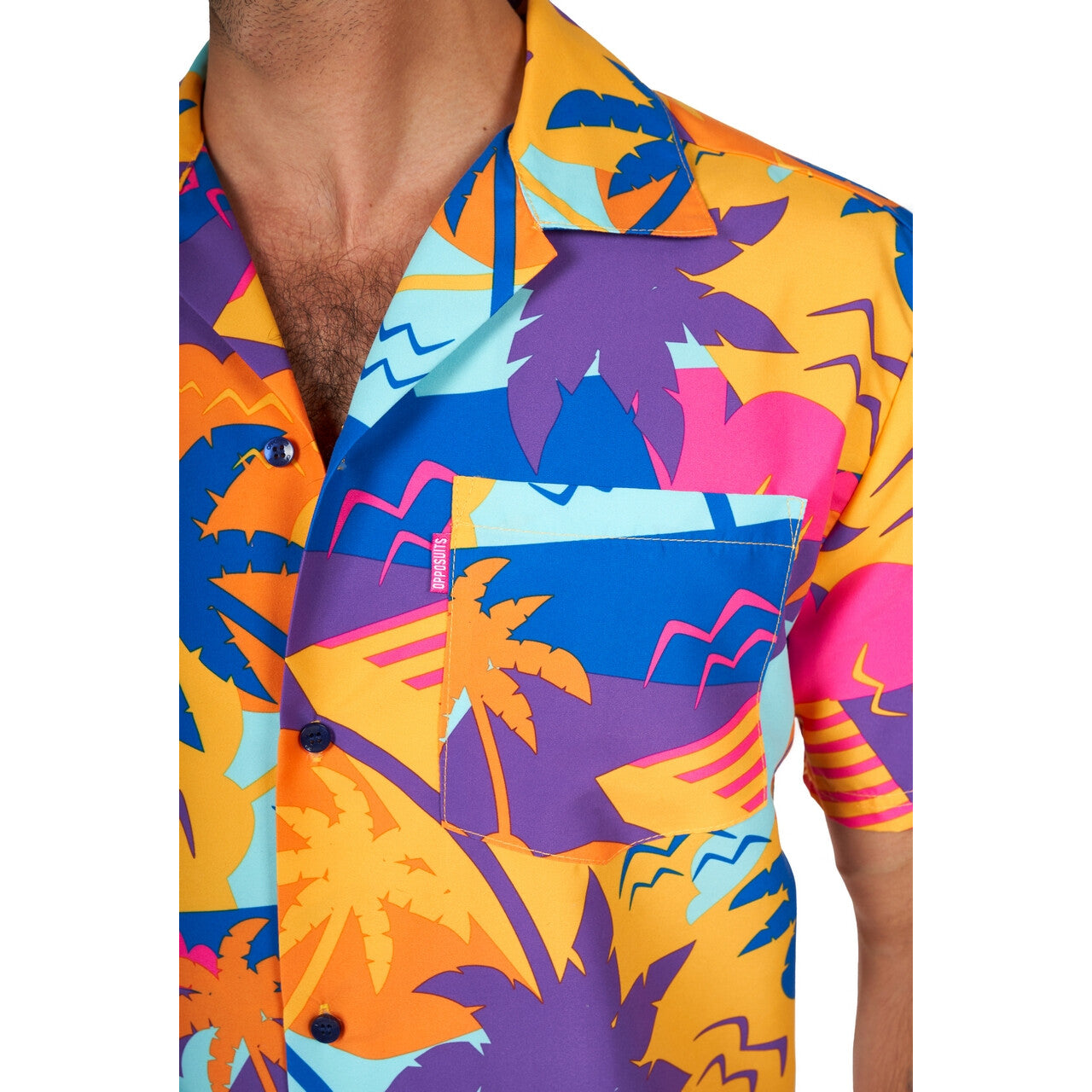 Op deze afbeelding zie je een Kostuums, van het merk Opposuits. Power Of Palm Beach Man Kostuum