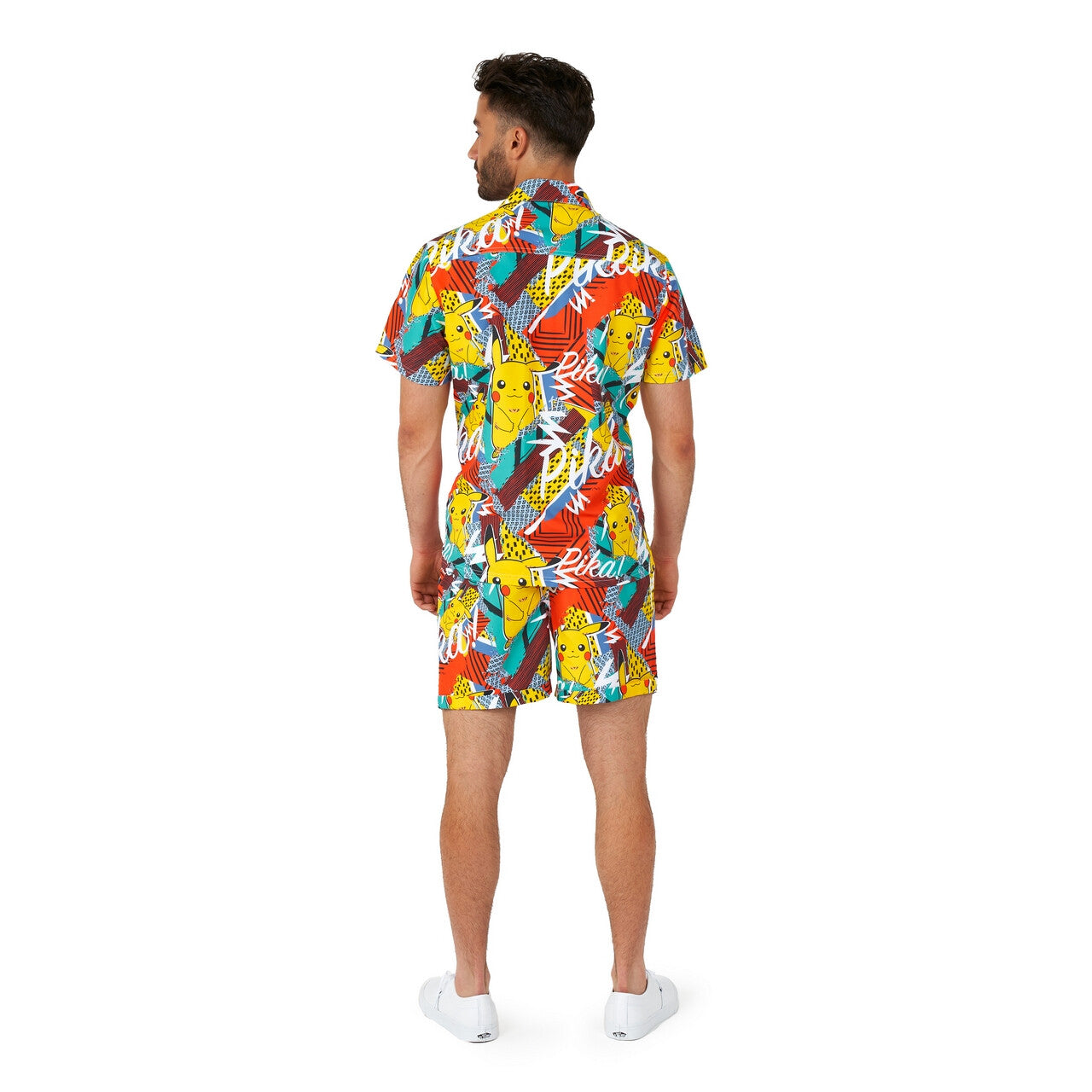 Op deze afbeelding zie je een Kostuums, van het merk Opposuits. Electric Pica Pikachu™ Man Kostuum