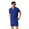 Navy Royal Été Plage Costume