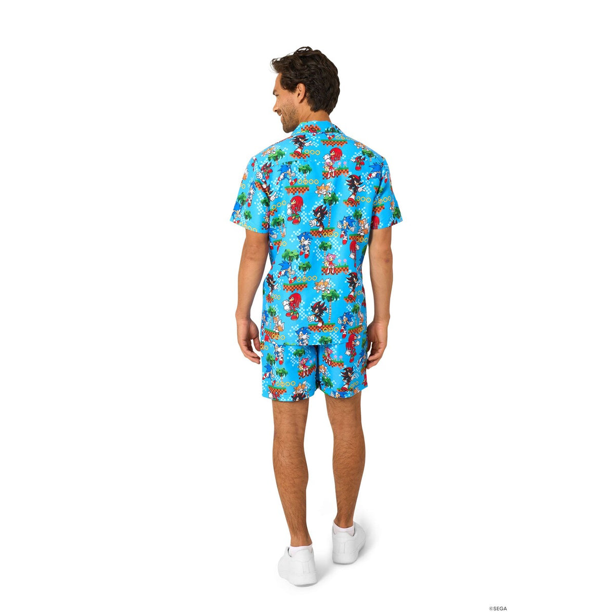 Op deze afbeelding zie je een Kostuums, van het merk Opposuits. Sonic - Green Hill Man Kostuum
