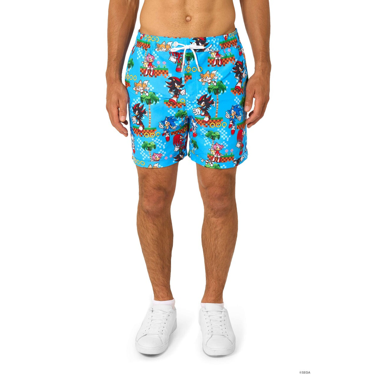 Op deze afbeelding zie je een Kostuums, van het merk Opposuits. Sonic - Green Hill Man Kostuum