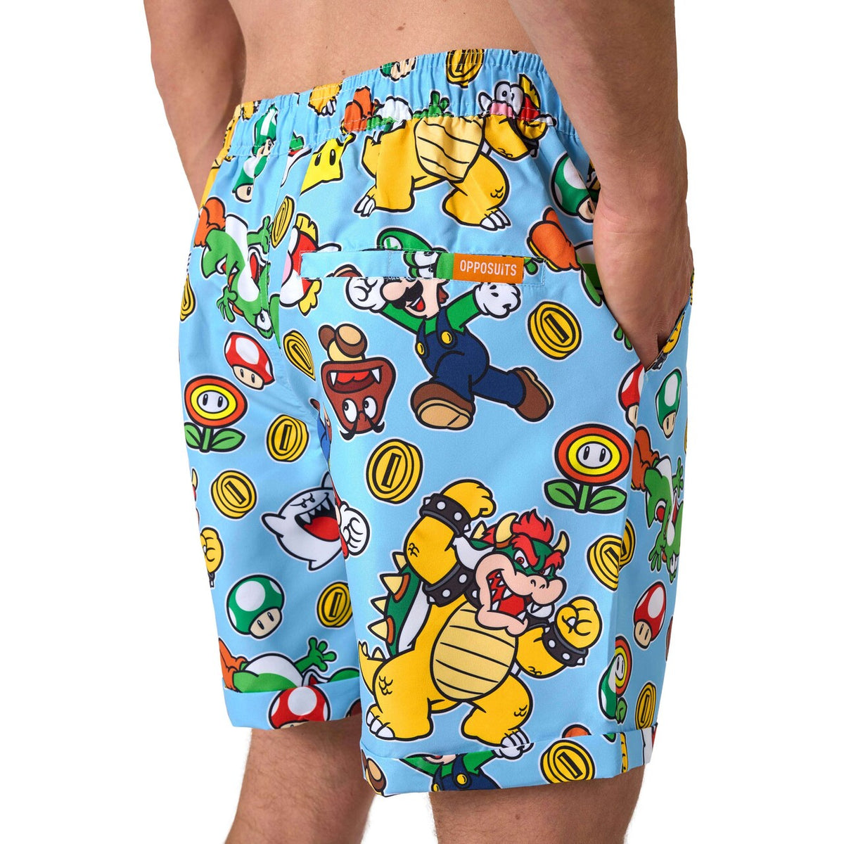 Op deze afbeelding zie je een Kostuums, van het merk Opposuits. Super Mario™ - Group Man Kostuum