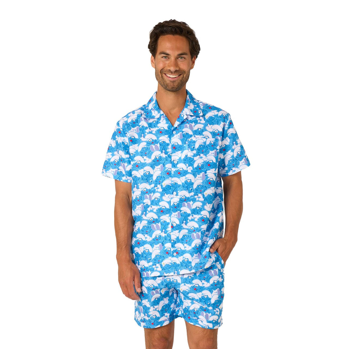 Op deze afbeelding zie je een Kostuums, van het merk Opposuits. The Smurfs - Smurftastic Man Kostuum